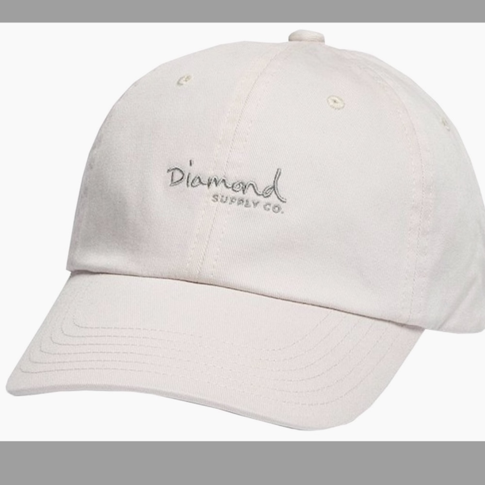 Diamond Supply Co Og Script Gray Sports Mens Hat